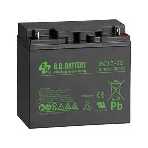 Акумулятор BB Battery BС17-12 AGM - фото товару 1