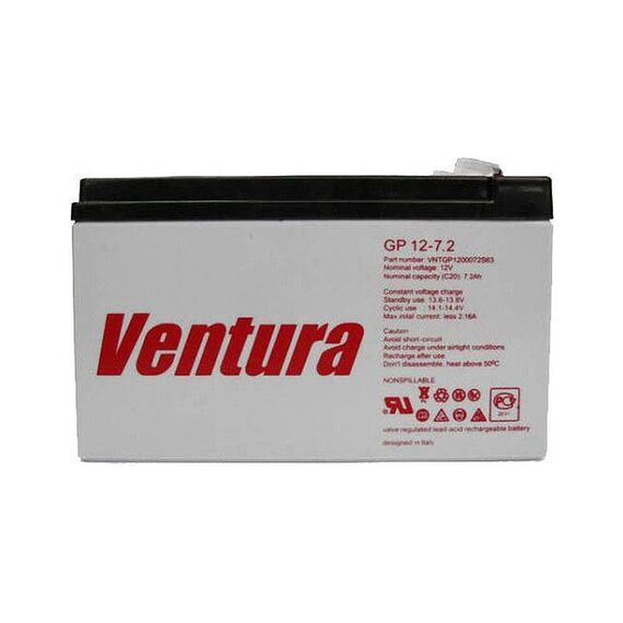 Акумулятор Ventura GP 12-7,2 AGM - фото товару 1