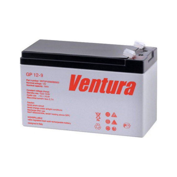 Аккумулятор Ventura GP 12-9 AGM - фото товара 1