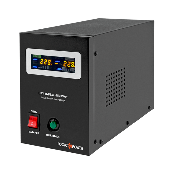 ДБЖ LogicPower LPY-B-PSW-1500VA+ (4130) - фото товару 1