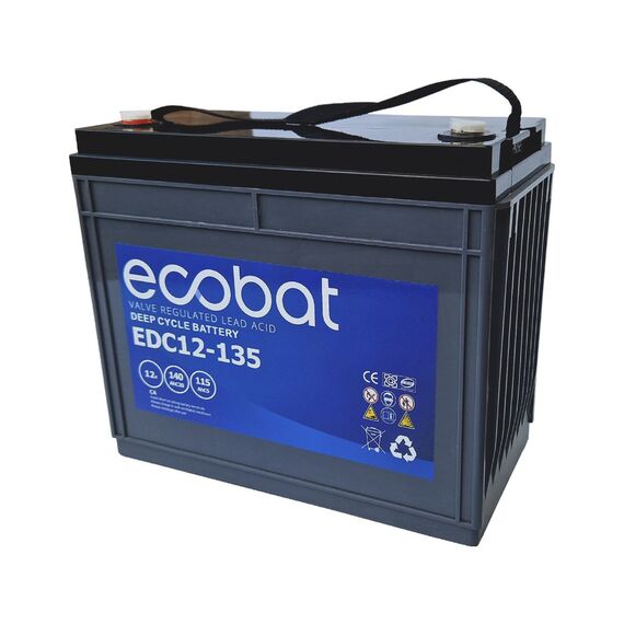 Акумулятор Ecobat EDC12-135 AGM - фото товару 1