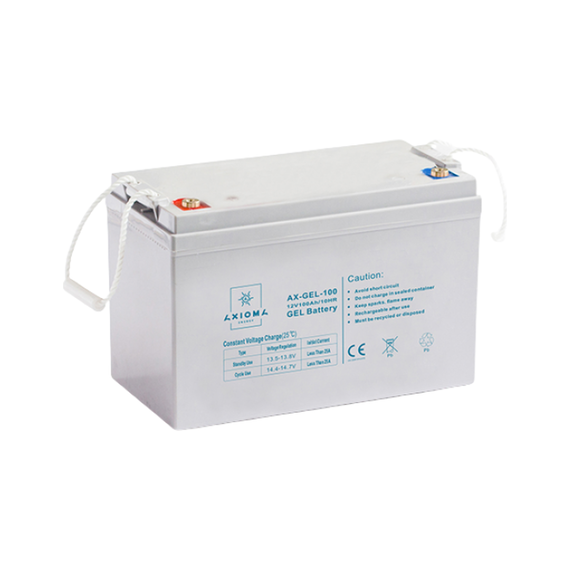 Акумуляторна батарея Axioma Energy AX-GEL-100 12V 100Ah - фото товару 1