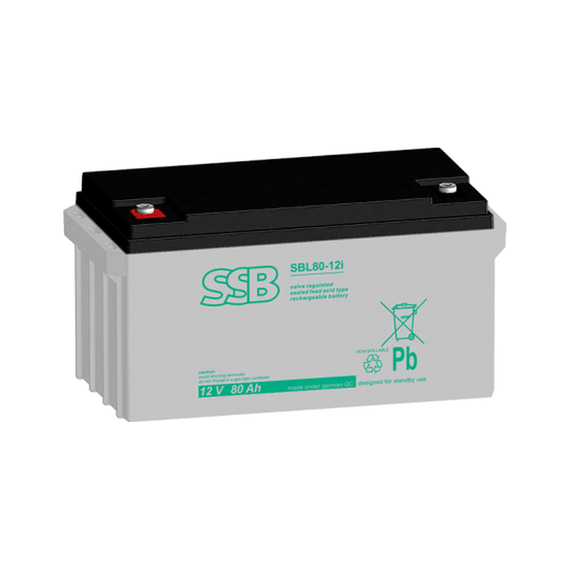 Акумуляторна батарея SSB Battery SBL80-12i AGM 12V 80Ah (C10) - фото товару 1