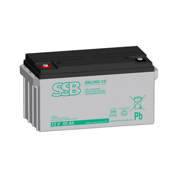 Акумуляторна батарея SSB Battery SBLV65-12i AGM 12 V 68Ah (C20) - фото товару 1
