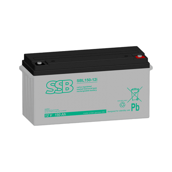 Акумуляторна батарея SSB Battery SBL150-12i AGM 12V 150Ah (C10) - фото товару 1