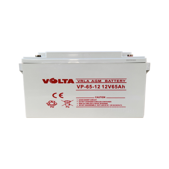 Акумуляторна батарея Volta Polska AGM VP 65 Ah 12V - фото товару 1