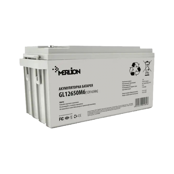 Акумуляторна батарея Merlion GL 12650M6 12V 65Ah - фото товару 1