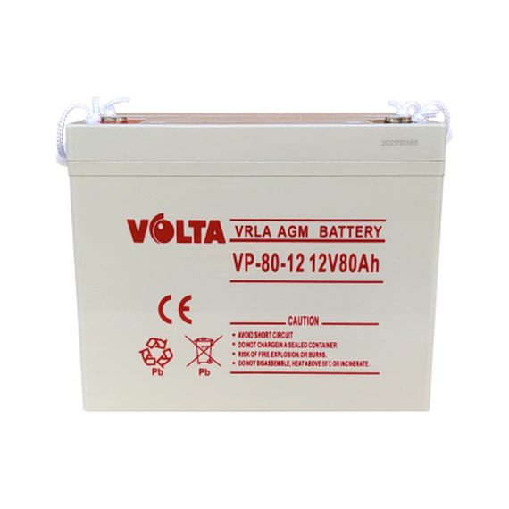 Акумуляторна батарея Volta Polska AGM VP 80 Ah 12V - фото товару 1