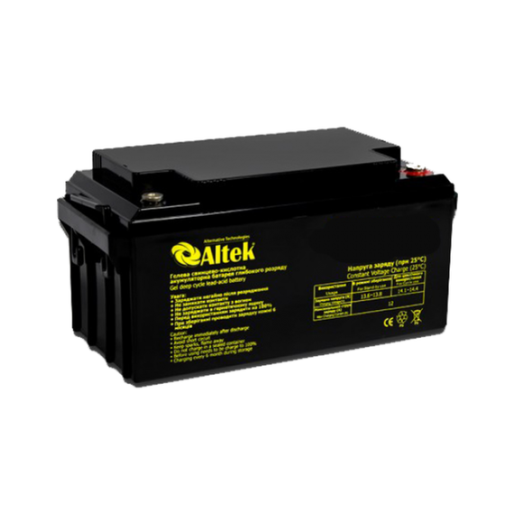 Аккумуляторная батарея ALTEK ABT 80Ah 12V GEL - фото товара 1