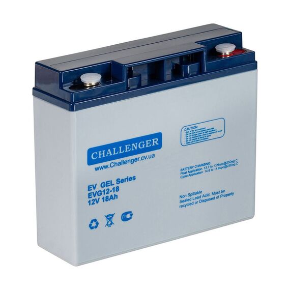 Аккумулятор Challenger EVG12-18 AGM - фото товара 1
