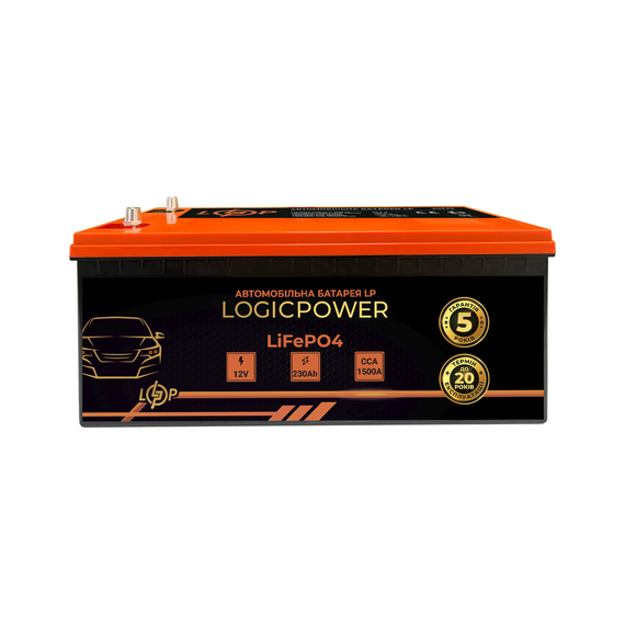 Автомобільний акумулятор літієвий LP LiFePO4 24V - 230 Ah (+ праворуч) BMS 1500A - фото товара 1