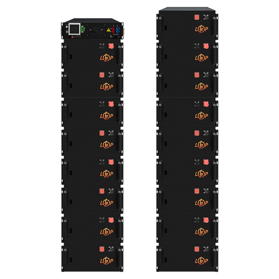 Високовольтний акумулятор LP LiFePO4 Battery HVM 870,4V 50Ah (43520 Wh) BMS 160А метал - фото товару 1