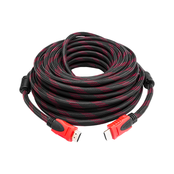 Кабель HDMI-HDMI Ver 1.4 для 3D 15 м (дод. обплетення) - фото товара 1