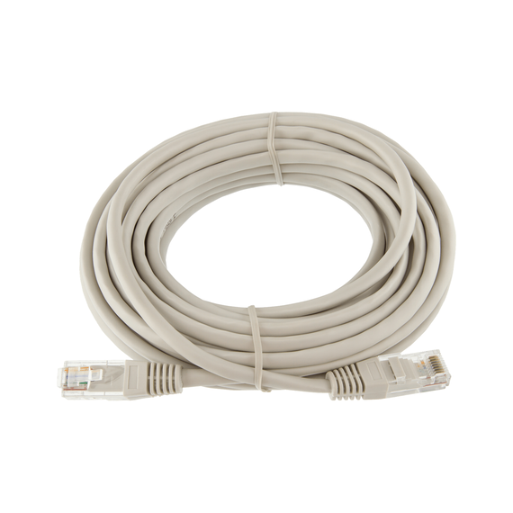 Патч-корд литий UTP RJ45 кат. 5Е 7 м (серый) - фото товару 1