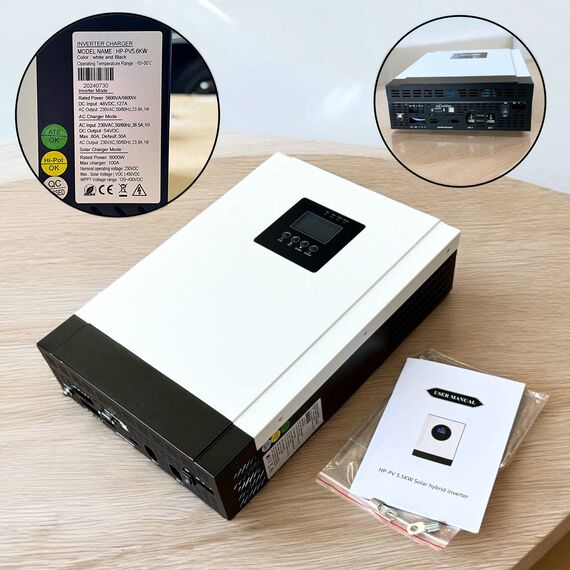 Гібридний інвертор 24V 3.2kw - фото товара 2