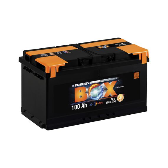 Акумулятор ENERGY BOX 100 Ah 850 A (- +) - фото товару 1