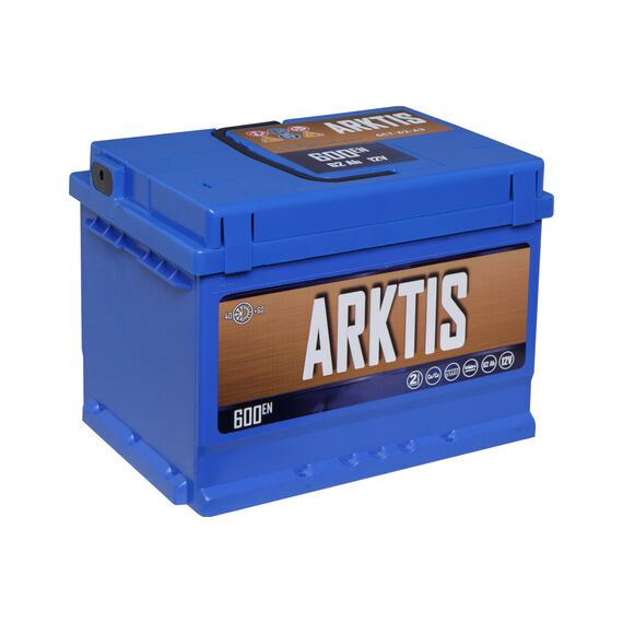 Акумулятор ARKTIS 62 Ah 600 A (+ -) - фото товара 1