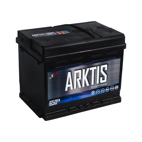 Акумулятор ARKTIS PLATINUM 67 Ah 650 A (- +) - фото товара 1