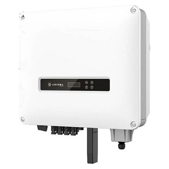 Мережевий інвертор Axioma, модель Axgrid-8/11, 8 кВт, 2 МРРТ, WiFi моніторинг та графічний дисплей (Трифазний) - фото товару 1