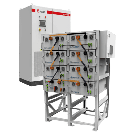 Система накопичення енергії HINAESS 114kW: інвертор 50kW, ATESS HPS50, PV up to 75kW, 480-800V, System current up to 140A, 352-600V, UPS 50kW + акумулятор... - фото товару 1