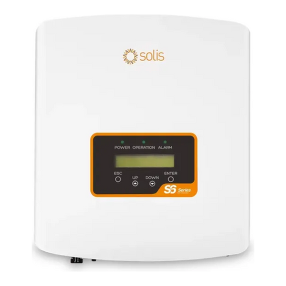 Мережевий інвертор Solis, модель S6-GR1P4K-M, 4 кВт, 2 МРРТ, МРРТ від 90 В до 520 В та 14А - фото товару 1