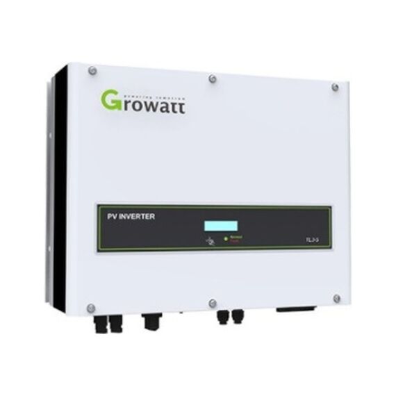 Мережевий інвертор Growatt, модель 7000 TL3 S, 7 кВт, 2 МРРТ та графічний дисплей - фото товару 1