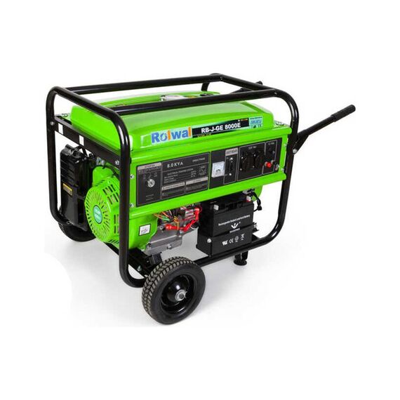 Бензиновий генератор Rolwal RB-J-GE-9000E - фото товару 1