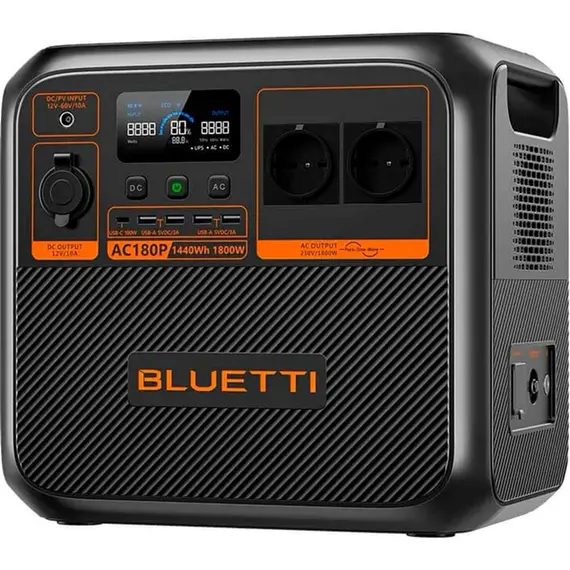 Зарядная станция BLUETTI AC180P, 1800W, 1440Wh, EU - фото товара 3