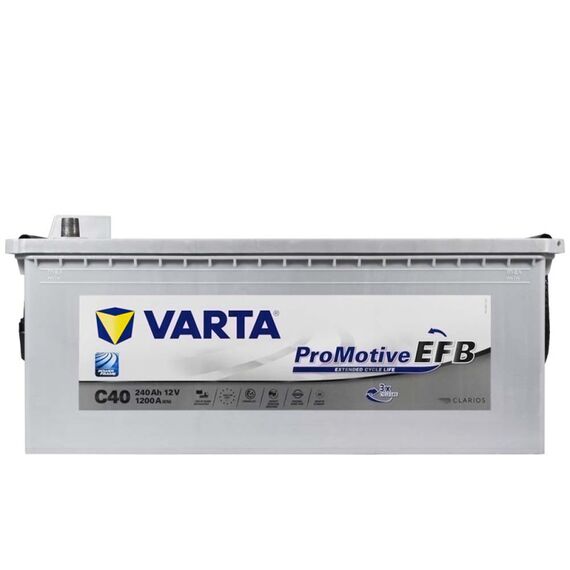 Автомобильный аккумулятор VARTA Promotive EFB (C40) 240 Ah 1200 A R+ (D6C) - фото товара 3