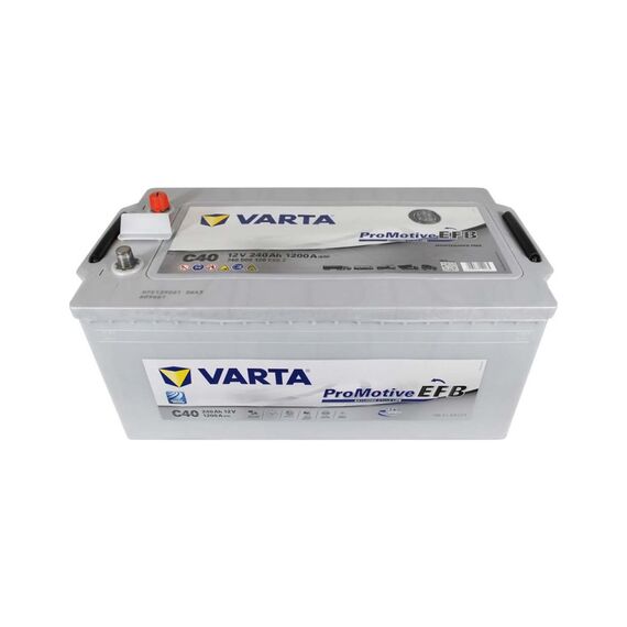 Автомобильный аккумулятор VARTA Promotive EFB (C40) 240 Ah 1200 A R+ (D6C) - фото товара 1