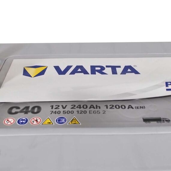 Автомобильный аккумулятор VARTA Promotive EFB (C40) 240 Ah 1200 A R+ (D6C) - фото товара 2