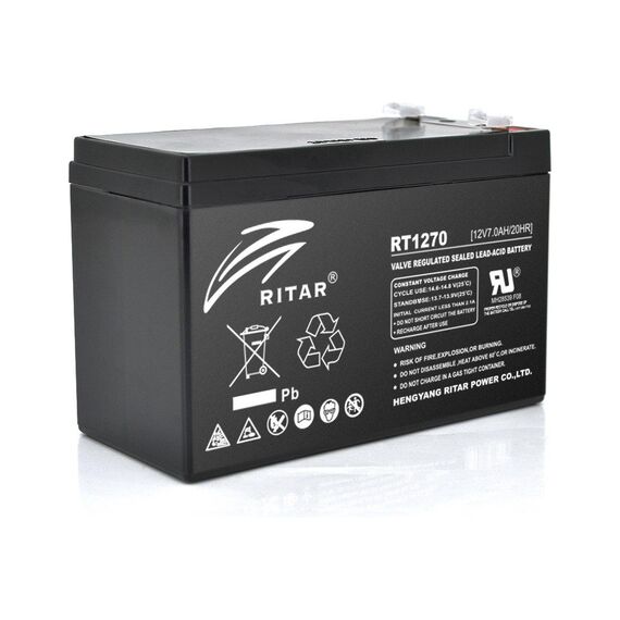 Акумуляторна батарея AGM RITAR RT 12- 7 - фото товару 1