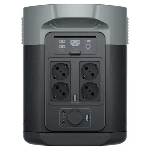 Зарядна станція EcoFlow DELTA 2 MAX, 2400W, 2048Wh, EU - фото товару 1