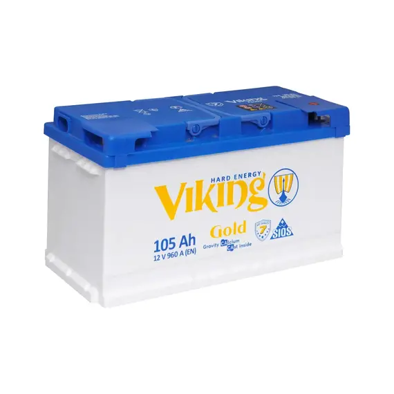 Акумулятор Viking Gold 6СТ-105-А3 (0) - фото товару 1
