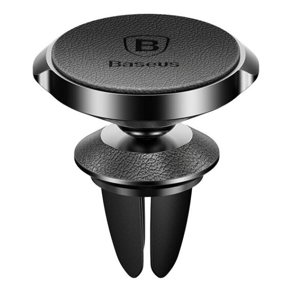 Автодержатель Baseus Small Ears Magnetic Bracket Black (SUER-E01) - фото товара 1