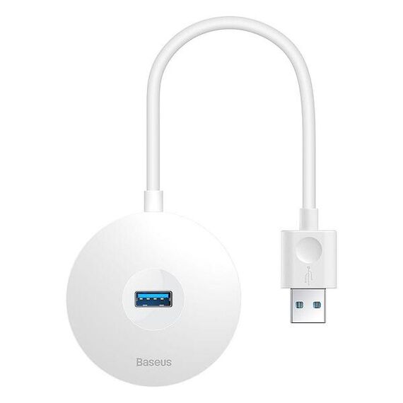 USB Hub Baseus Round Box USB3.0 to USB3.0*1 + USB2.0*3 Белый (CAHUB-F02) - фото товару 2