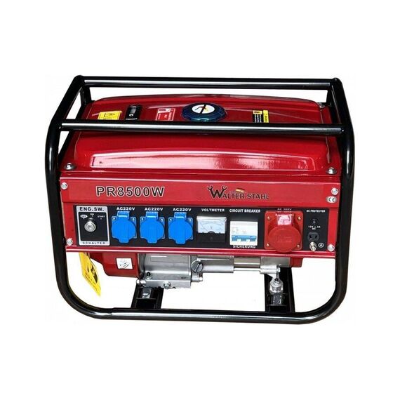 Бензиновий генератор WALTER STAHL PR8500W - фото товару 1