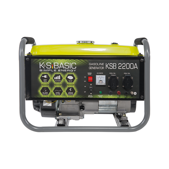 Бензиновий генератор Konner&Sohnen BASIC KS 2200A - фото товару 1