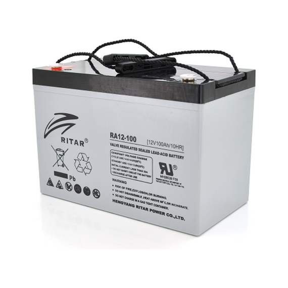 Аккумуляторная батарея RITAR AGM RA12-100S - фото товара 1