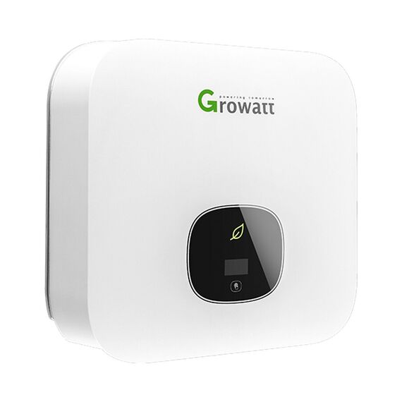 Мережевий інвертор Growatt, модель 5000 TL, 5 кВт, 1 МРРТ та графічний дисплей - фото товару 1