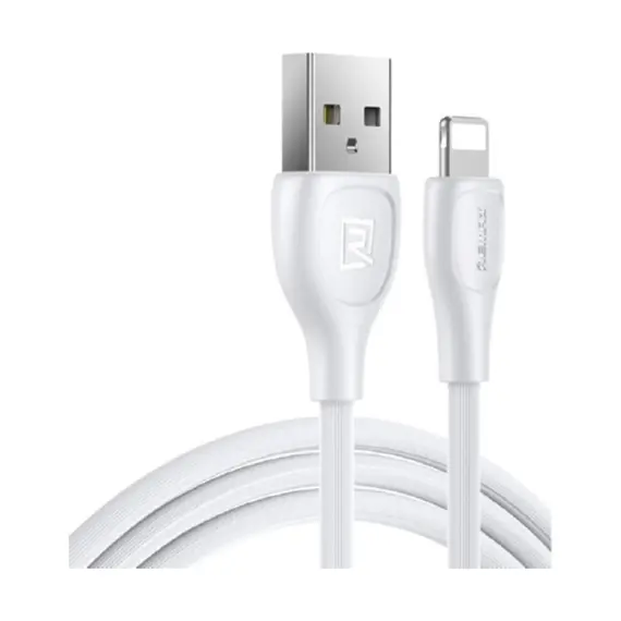 Кабель Remax Lesu Pro USB 2.0 to Lightning 2.1A 1M Белый (RC-160i-w) - фото товару 1