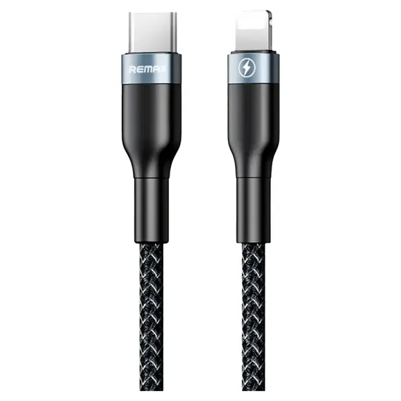 Кабель Remax Sury 2 Type-C to Lightning PD 1M Черный (RC-009-b) - фото товару 1