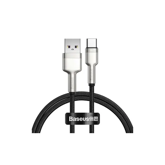 Кабель Baseus Cafule USB 2.0 to Type-C 66W 1M Чорний (CAKF000101) - фото товару 1
