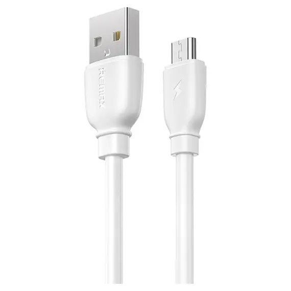 Кабель Remax Sury 2 USB 2.0 to Type-C 2.4A 1M Белый (RC-064a-w) - фото товару 1