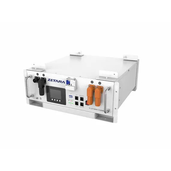 Акумуляторна батарея ZETARA 51.2V, 100Ah, LiFePO4, 6000+ циклів