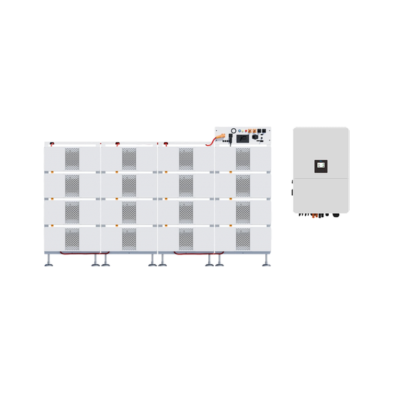 Система Deye BOS-B Pro-A3 240.6 kWh (модуль 16.08 кВт·год. 15 шт.+ блок керування BOS-B-PDU-2 1 шт. + стійка Rack 1 комплект) + інвертор Deye SUN-80K-SG02HP3-EU-EM6