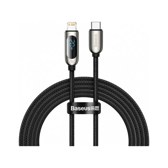 Кабель Baseus Display Fast Charging Type-C для IP 20W 2М Черный (CATLSK-A01) - фото товара 1