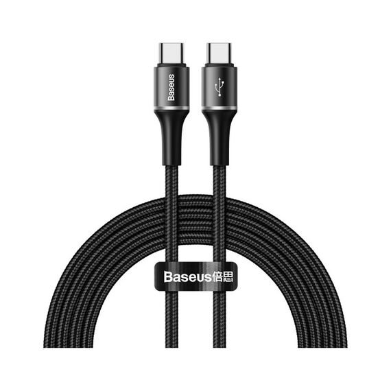 Кабель Baseus Halo USB 2.0 to Lightning 2A 3M Чорний (CALGH-E01) - фото товару 1