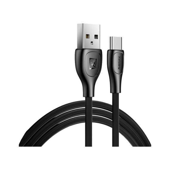Кабель Remax Lesu Pro USB 2.0 to Type-C 2.1A 1M Черный (RC-160a-b) - фото товара 1
