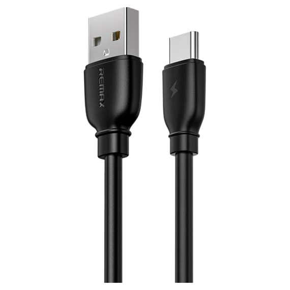 Кабель Remax Suji Pro USB 2.0 to Type-C 2.4A 1M Черный (RC-138a-b) - фото товару 1
